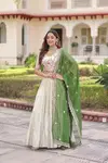 KA 5061 Cosmos Silk Lehenga Choli Wholesale Clothing Suppliers In India